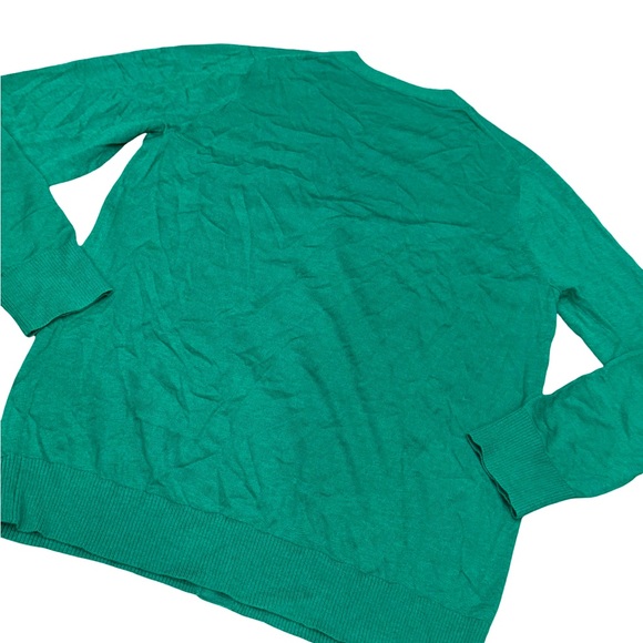 🍀 J.Crew Green 100% Merino Wool Cardigan Sweater Women’s Size XL - Picture 15 of 16
